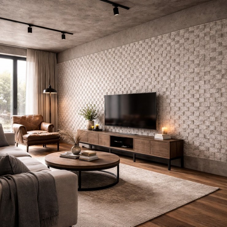 Стеновые панели AlpineWalls Soft Ceramic Tessera Bianca MTR-002PW