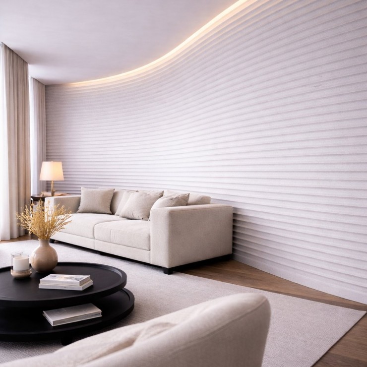Стеновые панели AlpineWalls Soft Ceramic Onda MTR-004PW