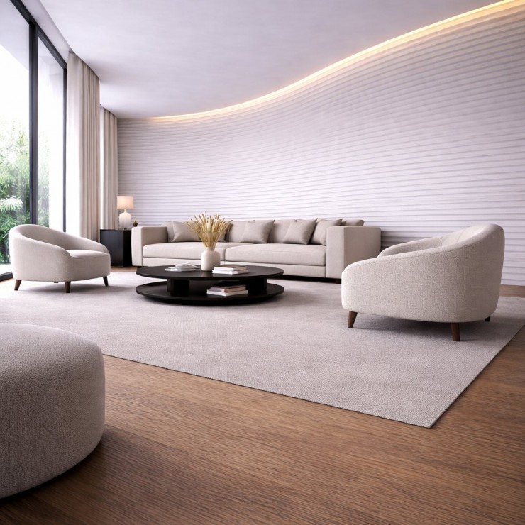 Стеновые панели AlpineWalls Soft Ceramic Onda MTR-004PW