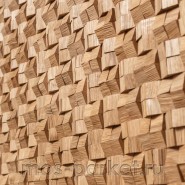 Деревянные стеновые панели Crownwood WP3D1021 Домчик натур