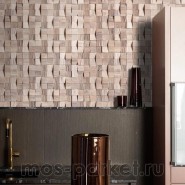 Деревянные стеновые панели Crownwood WP3D1031 Домчик Белый