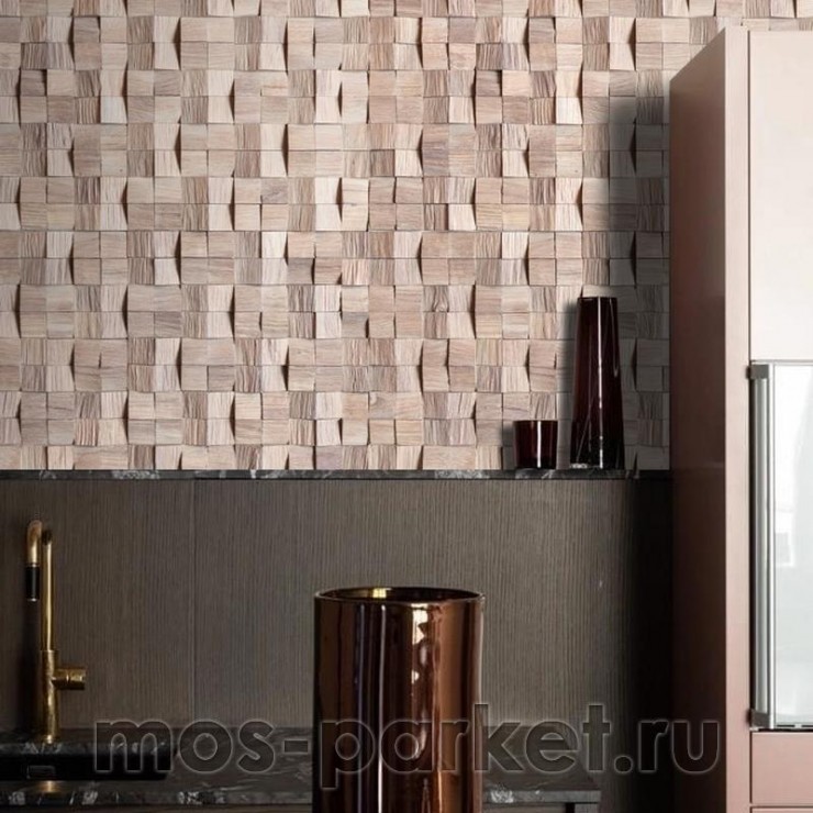 Деревянные стеновые панели Crownwood WP3D1031 Домчик Белый