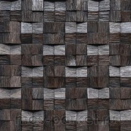 Деревянные стеновые панели Crownwood WP3D1061 Домчик Эбен