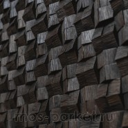Деревянные стеновые панели Crownwood WP3D1061 Домчик Эбен