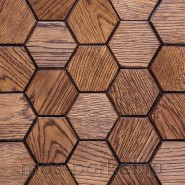Деревянные стеновые панели Crownwood WP3D15050 Соты фаска