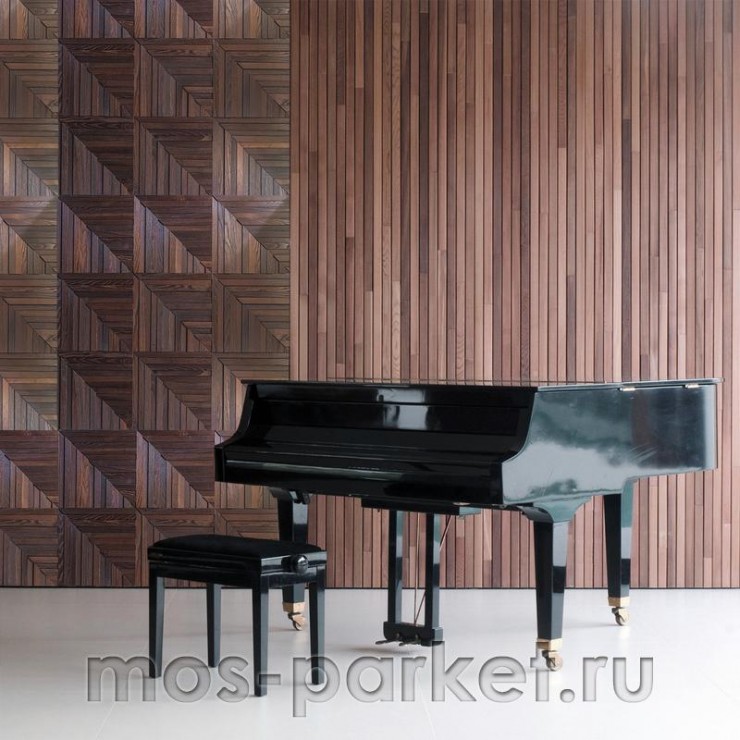 Деревянная мозаика для стен Crownwood Колос WP3D17Т20 