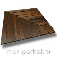 Деревянная мозаика для стен Crownwood Колос WP3D17Т20 