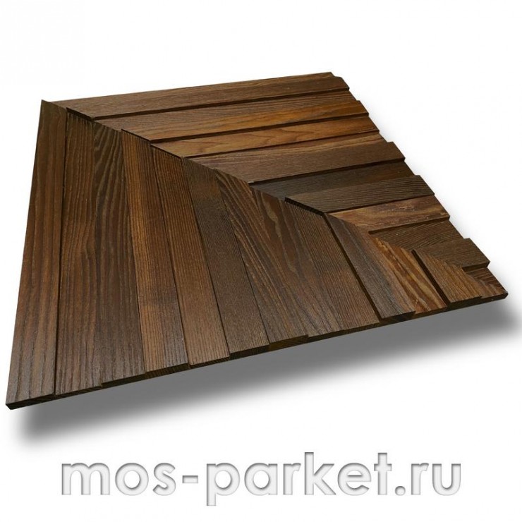 Деревянная мозаика для стен Crownwood Колос WP3D17Т20 
