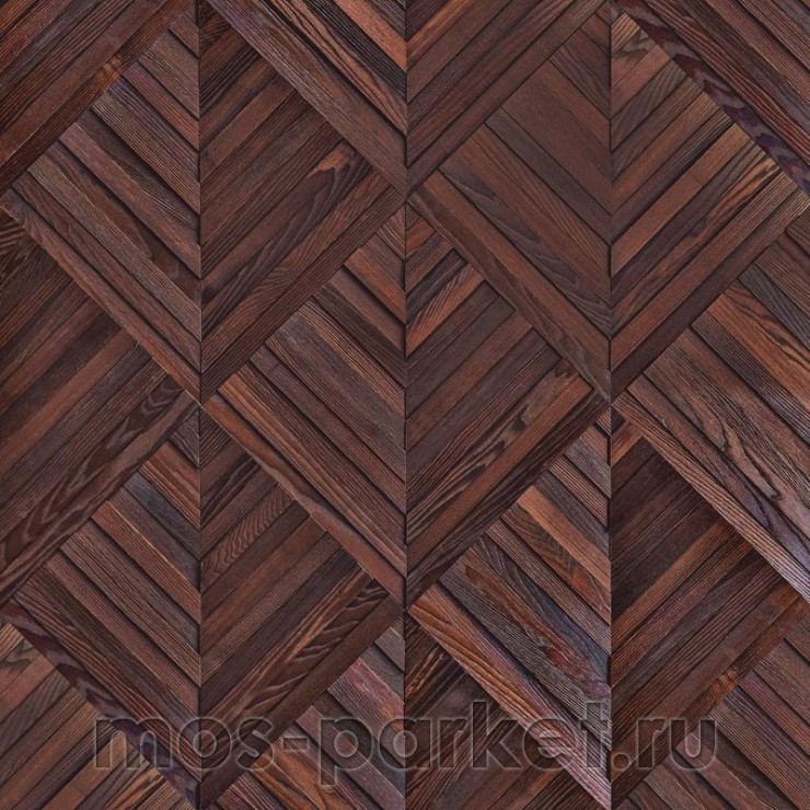 Деревянная мозаика для стен Crownwood Колос WP3D17Т20 