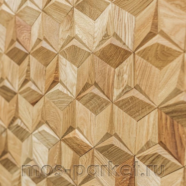 Деревянная мозаика для стен Crownwood Мерси WP3D19021