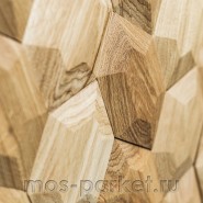 Деревянная мозаика для стен Crownwood Рубин WP3D20020