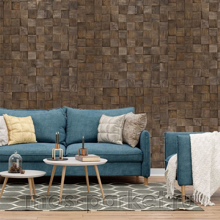 Деревянные стеновые панели Crownwood WP3D2041 Капа Венге