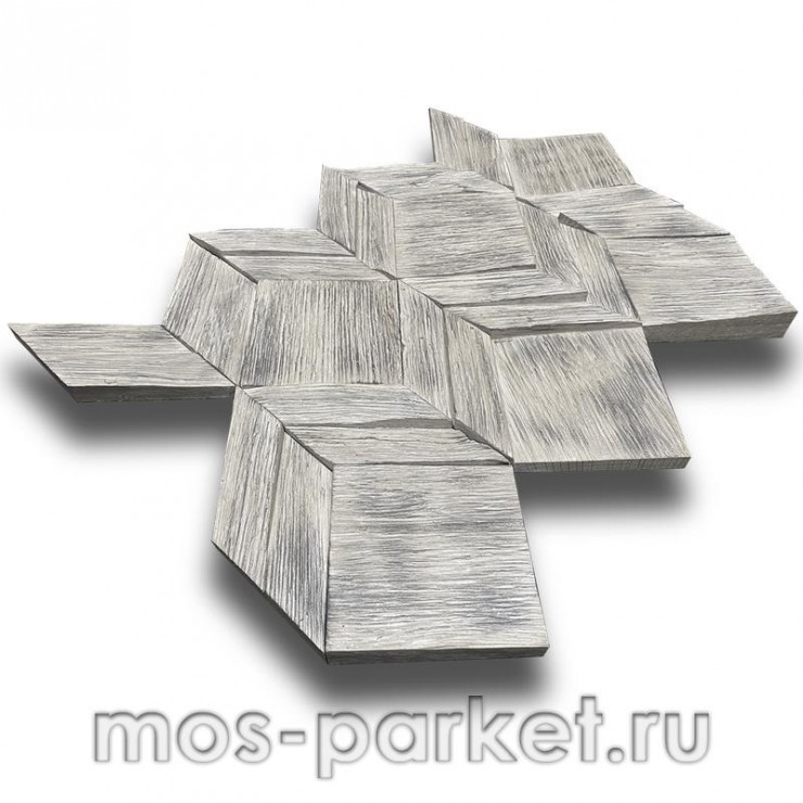Деревянная мозаика для стен Crownwood Вира WP3D210311