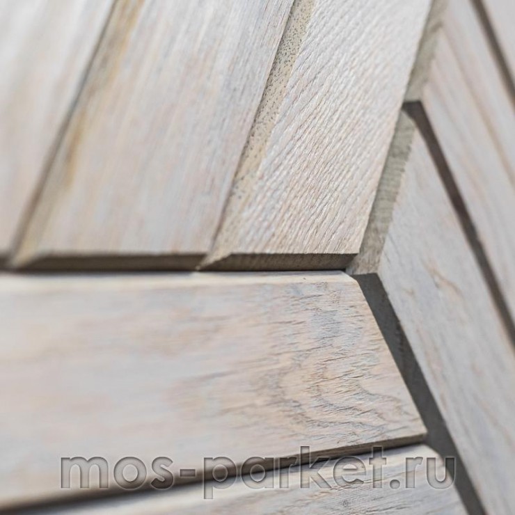 Деревянная мозаика для стен Crownwood Куба серый WP3D22010