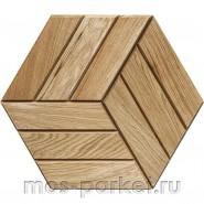 Деревянная мозаика для стен Crownwood Куба натур WP3D22020