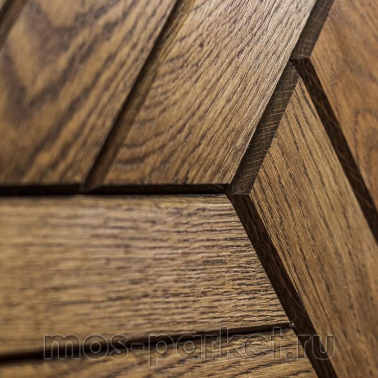 Деревянная мозаика для стен Crownwood Куба Венге WP3D22040