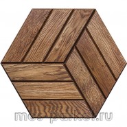 Деревянная мозаика для стен Crownwood Куба Мокко WP3D22050