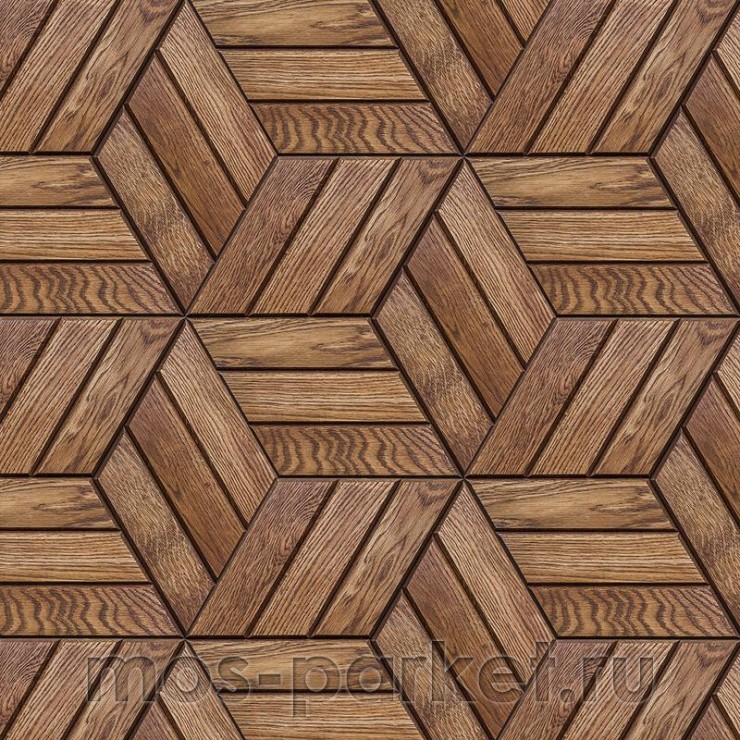 Деревянная мозаика для стен Crownwood Куба Мокко WP3D22050