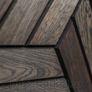 Деревянная мозаика для стен Crownwood Куба Эбен WP3D22060