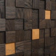 Деревянные стеновые панели Crownwood WP3D2R060 Студия Эбен