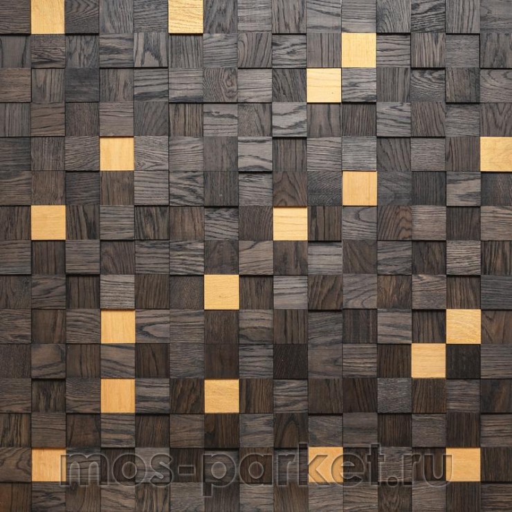 Деревянные стеновые панели Crownwood WP3D2R060 Студия Эбен