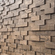 Деревянные стеновые панели Crownwood WP3D4040 Рубка