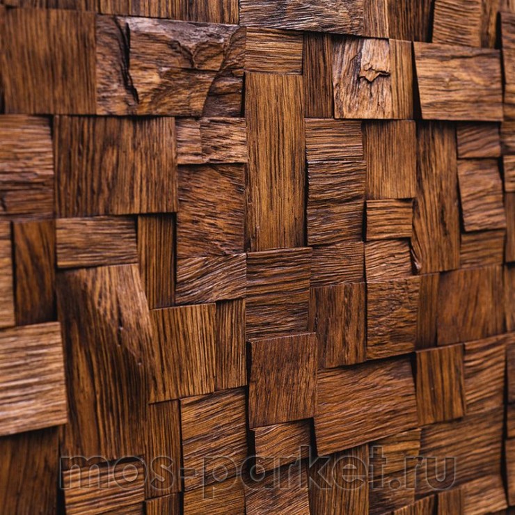Деревянные стеновые панели Crownwood WP3D5051 Хауз мокко
