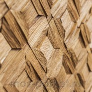 Деревянная мозаика для стен Crownwood Восток WP3D80131