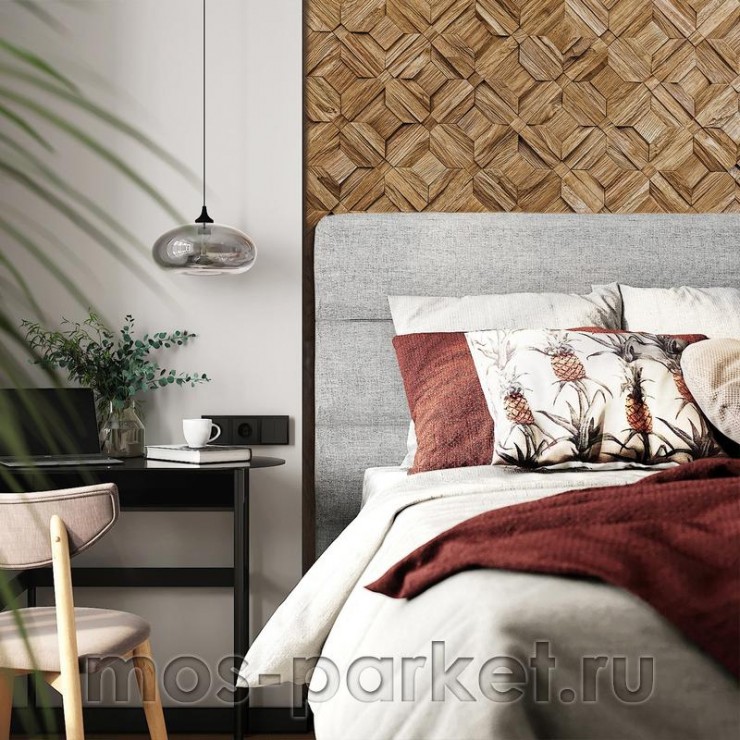 Деревянная мозаика для стен Crownwood Восток WP3D80131
