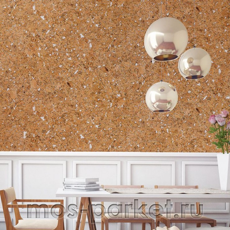 Пробковое покрытие для стен Wicanders Dekwall RY77002 Hawai White