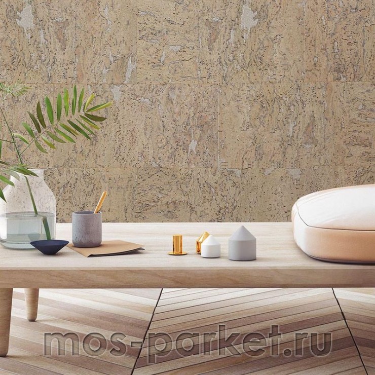 Пробковое покрытие для стен Wicanders Dekwall TA24001 Stone Art Platinum