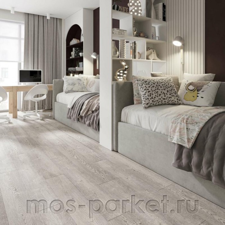 SPC ламинат AlixFloor City Line ALX1570-3 Дуб йоркширский  серый