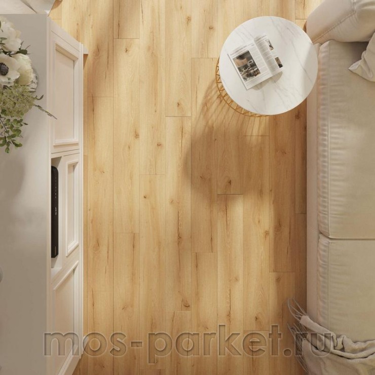 Замковый виниловый пол AlixFloor Natural Line ALX1036-19A Дуб кремовый рустикальный