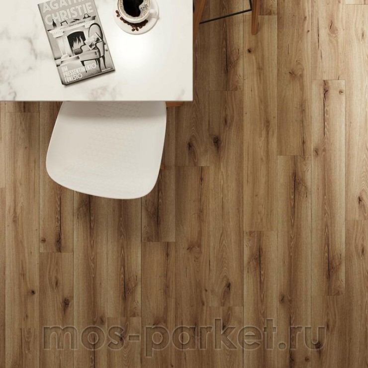 Замковый виниловый пол AlixFloor Natural Line ALX1036-3 Дуб коричневый рустикальный