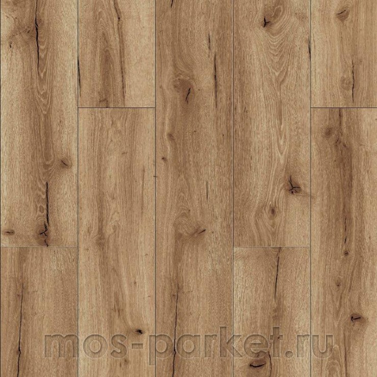 Замковый виниловый пол AlixFloor Natural Line ALX1036-3 Дуб коричневый рустикальный