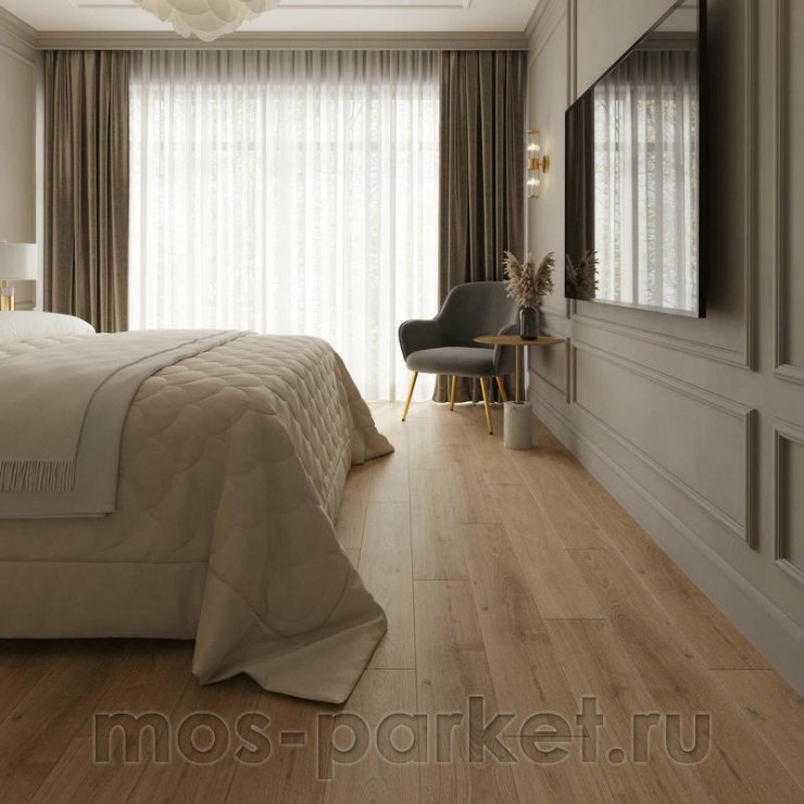 Замковый виниловый пол AlixFloor Natural Line ALX1550-3 Дуб бежевый светлый