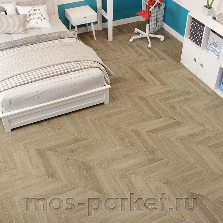 Клеевой виниловый пол Alpine Floor Chevron Alpine LVT ECO 20-2 Дуб Ваниль селект