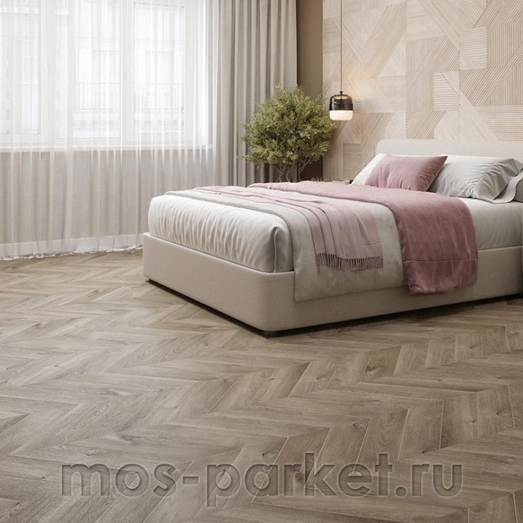 Каменный SPC ламинат Alpine Floor Chevron ECO 18-3 Дуб натуральный отбеленный