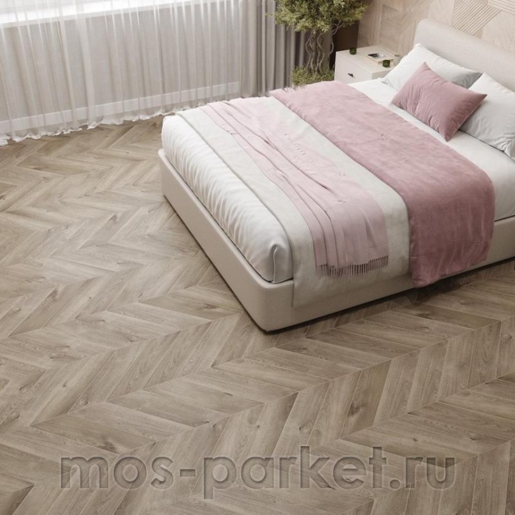 Каменный SPC ламинат Alpine Floor Chevron ECO 18-3 Дуб натуральный отбеленный
