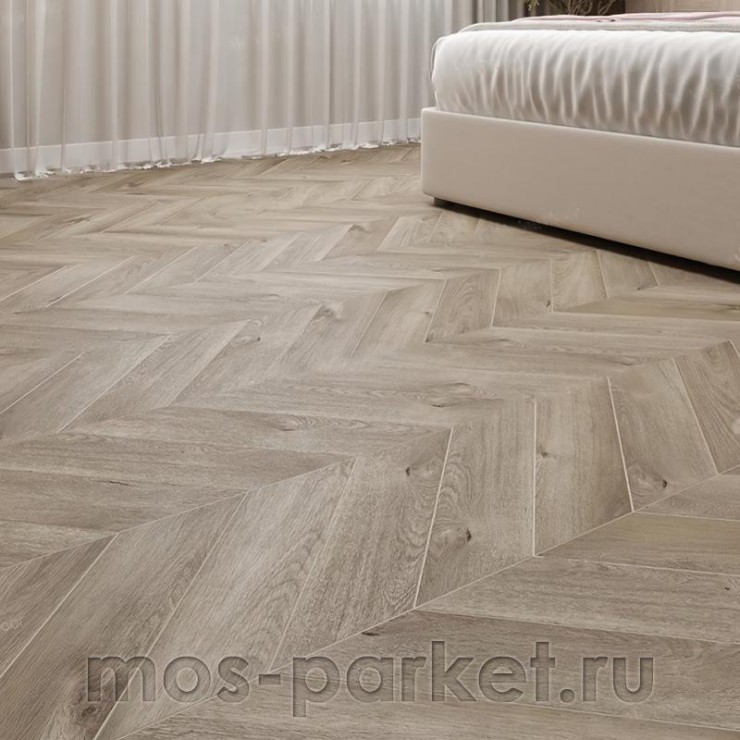 Каменный SPC ламинат Alpine Floor Chevron ECO 18-3 Дуб натуральный отбеленный