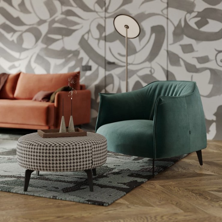 Клеевой виниловый пол Alpine Floor Chevron Alpine LVT ECO 20-4 Дуб наcыщенный