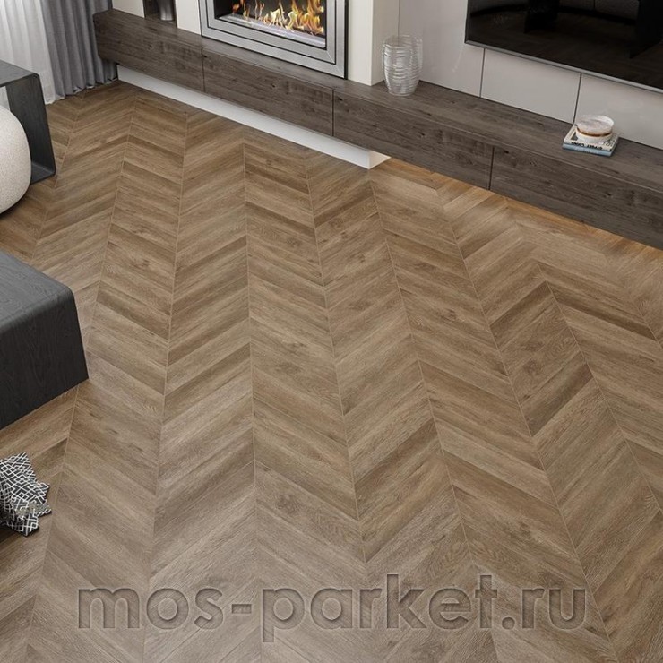 Клеевой виниловый пол Alpine Floor Chevron Alpine LVT ECO 20-5 Макадамия