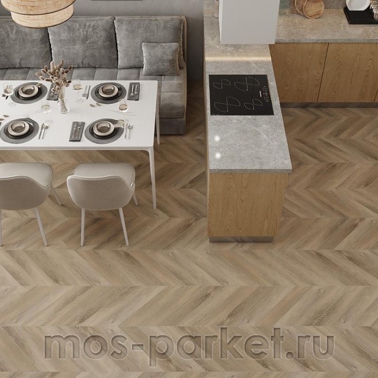 Клеевой виниловый пол Alpine Floor Chevron Alpine LVT ECO 20-6 Дуб Синистра