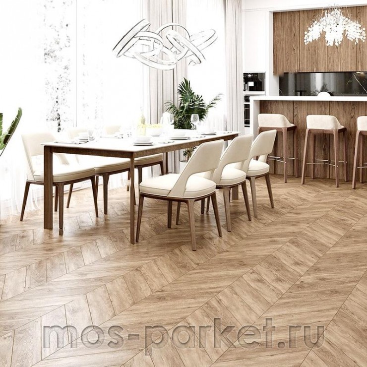 Клеевой виниловый пол Alpine Floor Chevron Alpine LVT ECO 20-10 Дуб Гевуина