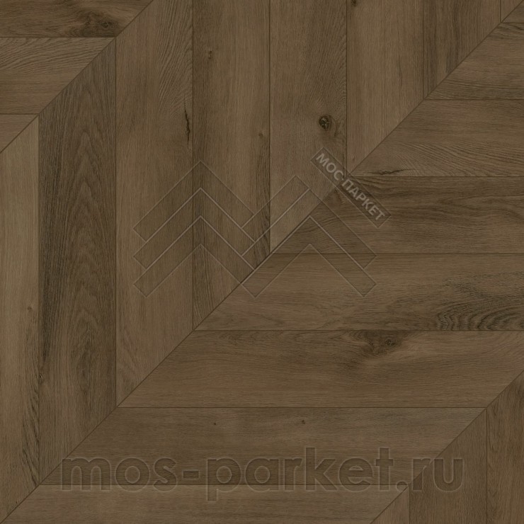 Каменный SPC ламинат Alpine Floor Chevron ECO 18-13 Дуб коричневый