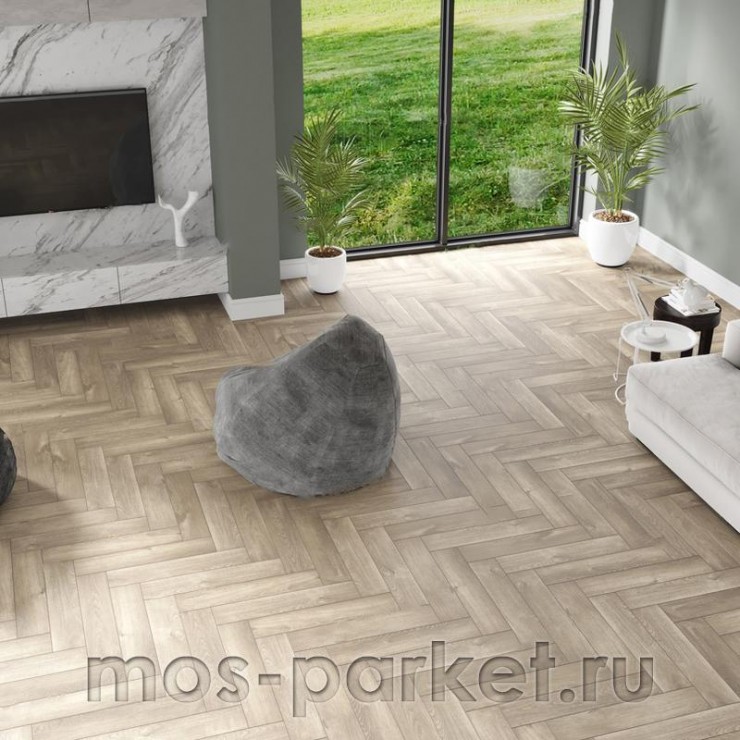 Клеевой виниловый пол Alpine Floor Parquet LVT ECO 16-5 Дуб натуральный отбеленный