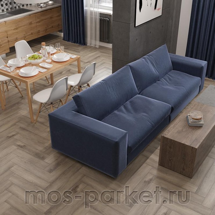 Клеевой виниловый пол Alpine Floor Parquet LVT ECO 16-15 Дуб Исида