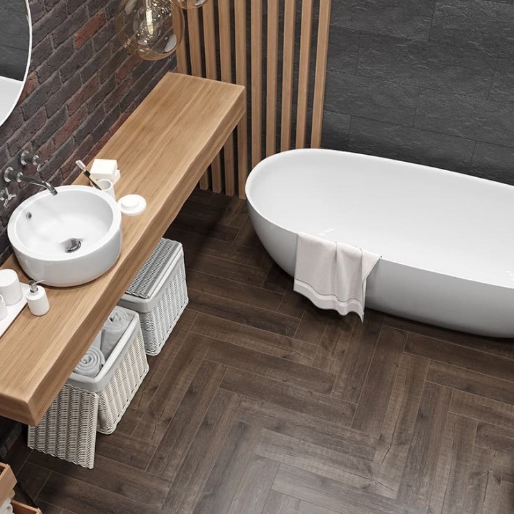 Клеевой виниловый пол Alpine Floor Parquet LVT ECO 16-22 Дуб Альферац