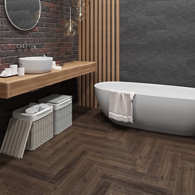 Клеевой виниловый пол Alpine Floor Parquet LVT ECO 16-22 Дуб Альферац