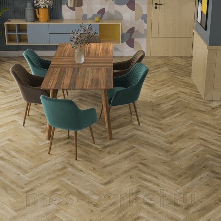 Клеевой виниловый пол Alpine Floor Parquet LVT ECO 16-34 Дуб Кастор